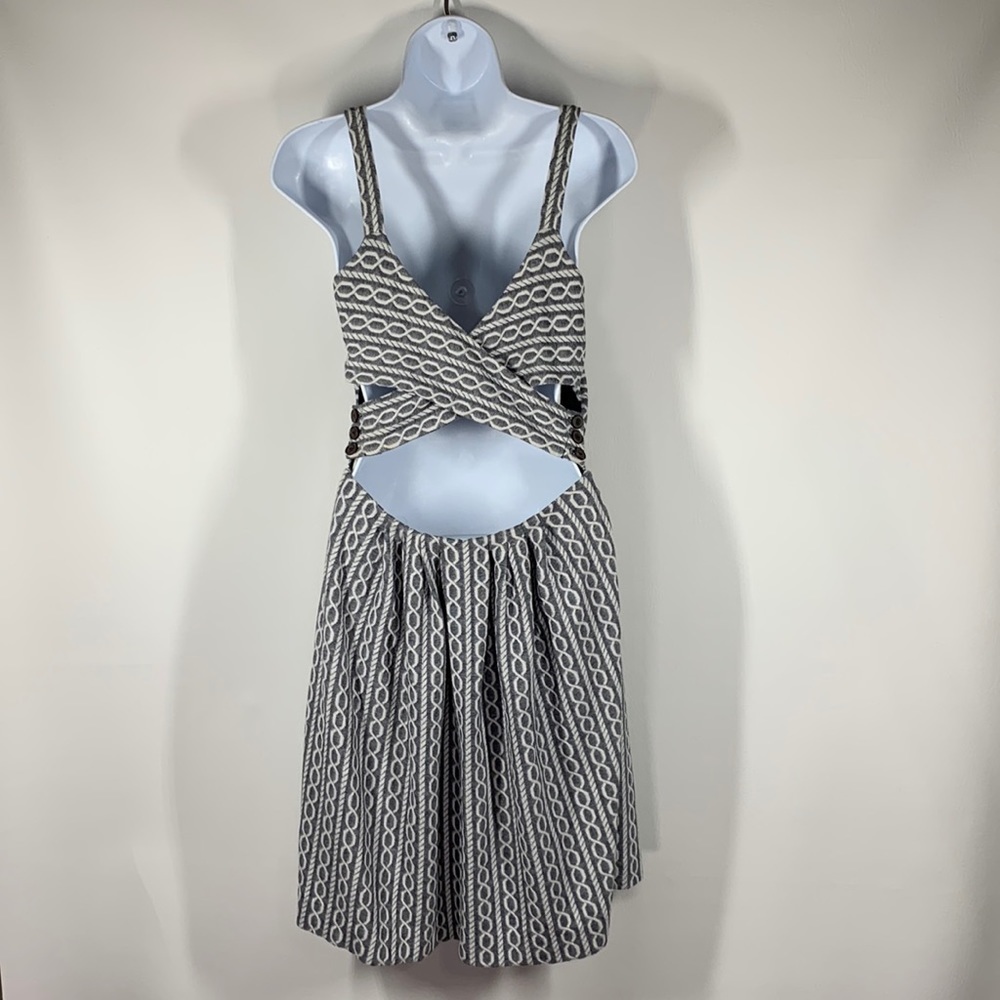 Anthropologie 9-H15 STCL Halter Crisscross Open Back Dress, S - Picture 4 of 11